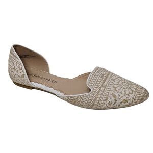 SOFT SURROUNDINGS Amelia Medallion Geometric D'Orsay Flats 10